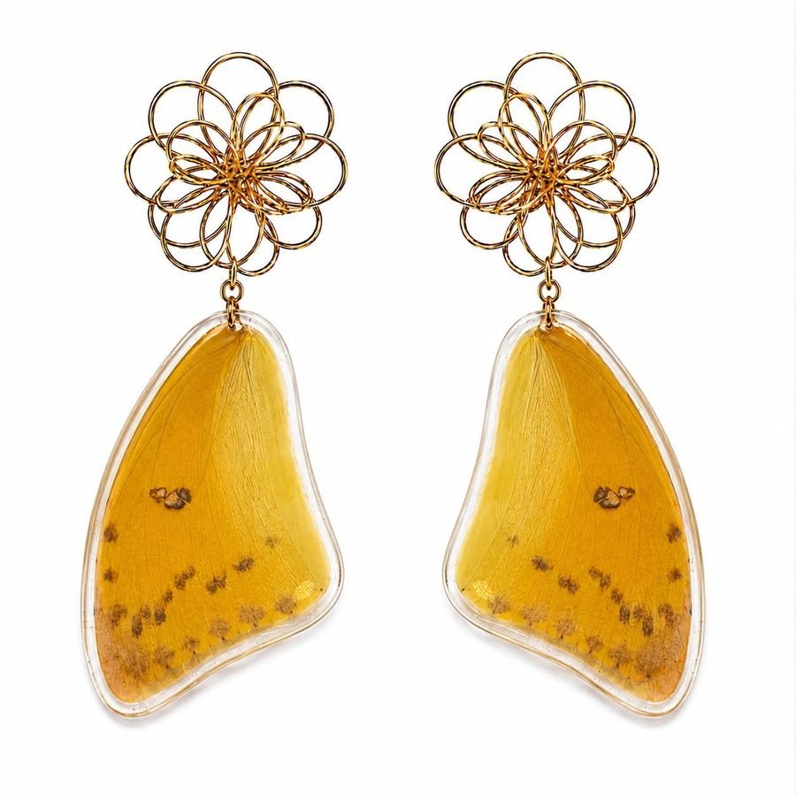 Pendientes Aurora, alas de mariposa